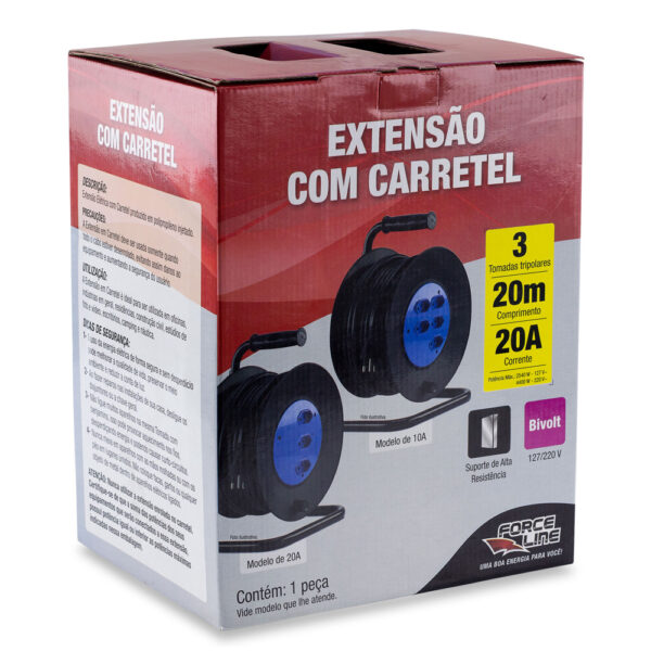 0181200013 - Extensão com Carretel - 20m - Image 2