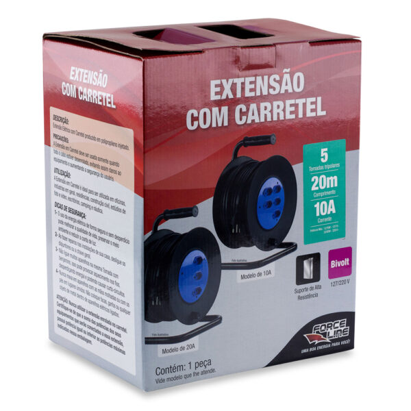 0181200018 - Extensão com Carretel - 20m - Image 3