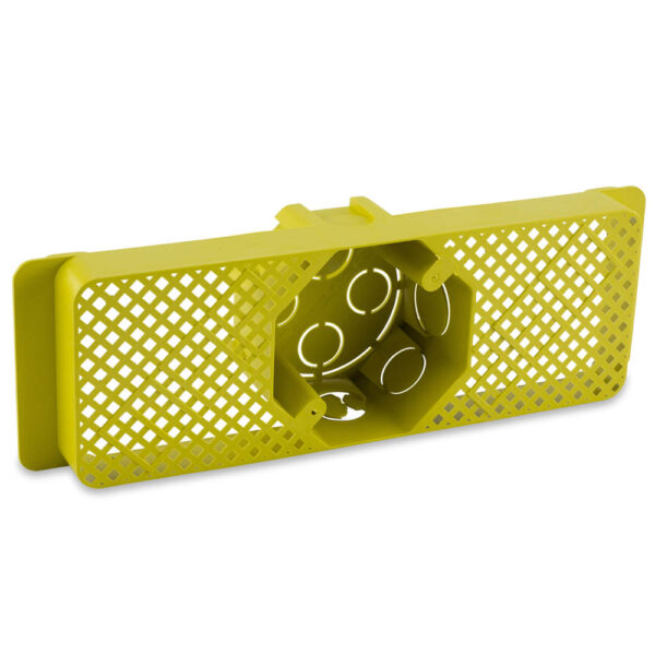 0600300004 - Caixa de Luz 4X4 p/ Laje 300mm  Amarela