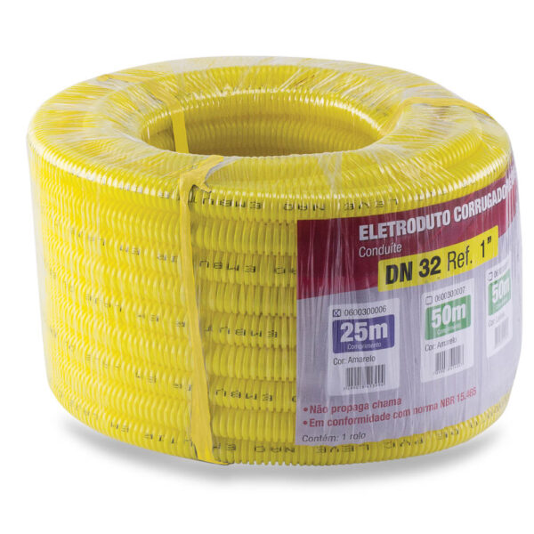 0600300012 - Eletroduto Corrugado Flexível - 1" - DN32