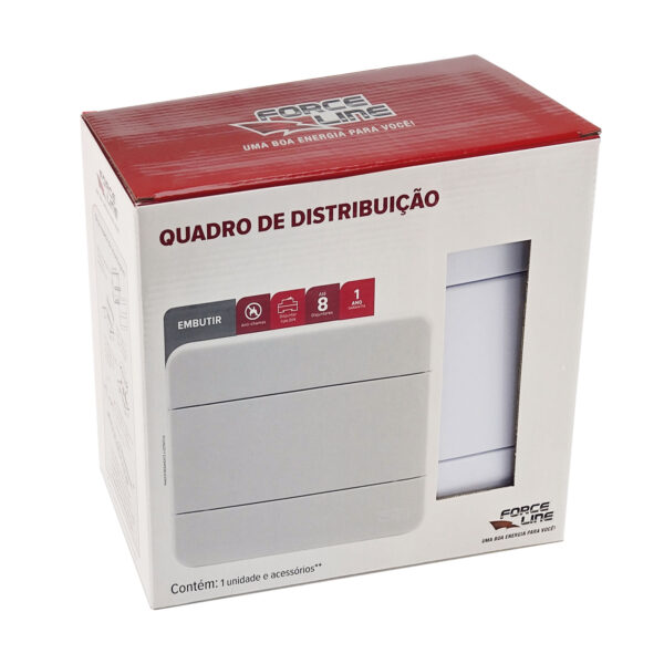 0600300017 - Quadro de Distribuição - Embutir - 8 - DIN