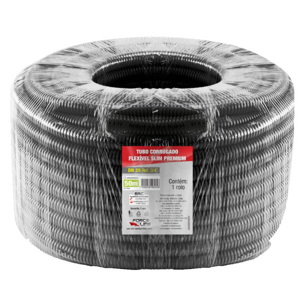 0600300081S - Tubo Corrugado Flexível Slim Premium - 1" - DN32