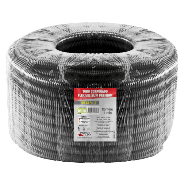 0600300082S - Tubo Corrugado Flexível Slim Premium - 1" - DN32