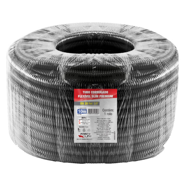 0600300083S - Tubo Corrugado Flexível Slim Premium - 5/8 - DN20