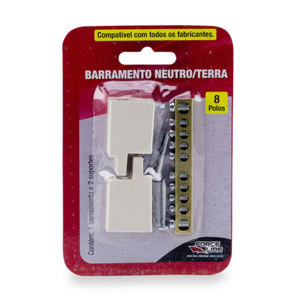 0600400012 - Barramento Neutro / Terra - 8 DIN