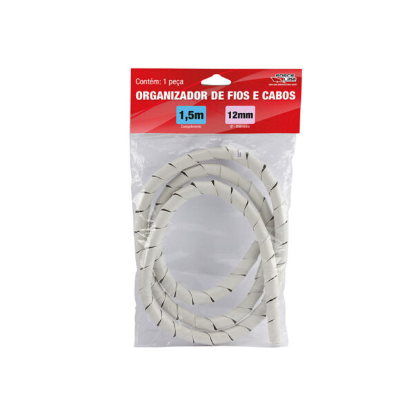 0101200028 - Organizador de Cabos Espiral 20mm x 1,1mm - Image 2