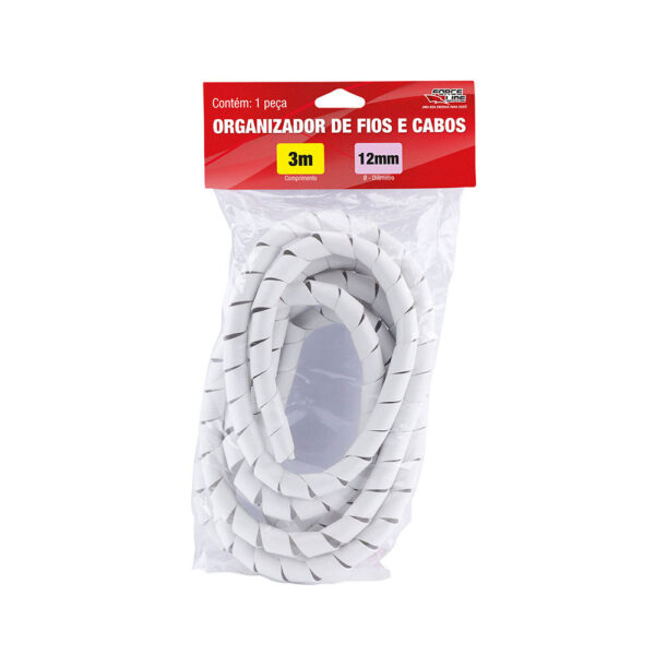 0101200029 - Organizador de Cabos Espiral 20mm x 1,1mm - Image 2