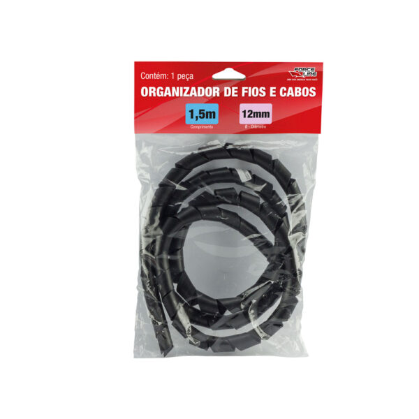 0101200030 - Organizador de Cabos Espiral 12mm x 1,1mm - Image 2