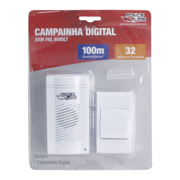0180300012 - Campainha Sem Fio Digital - Image 3