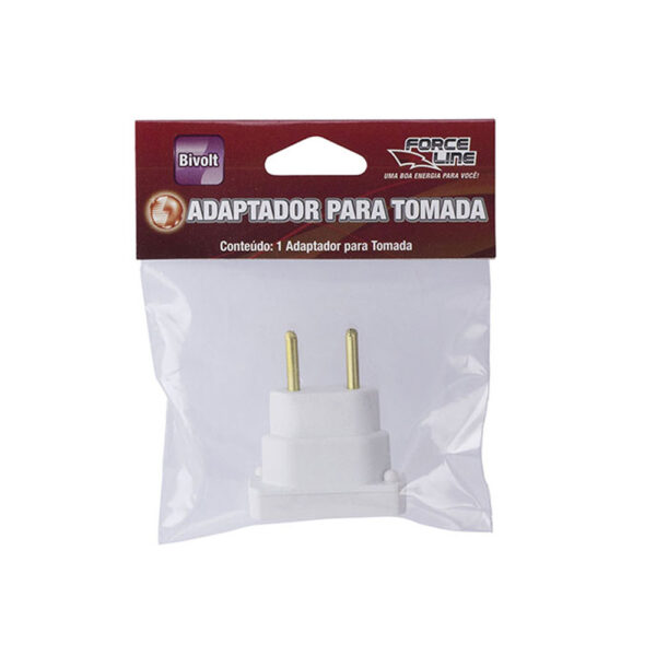 4315 - Pino Adap Bip Chato antigo p/Tom Nova Branco - Image 3