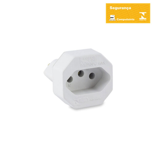 4317 - Pino Adap Trip Novo p/Tom Trip Antiga Branco