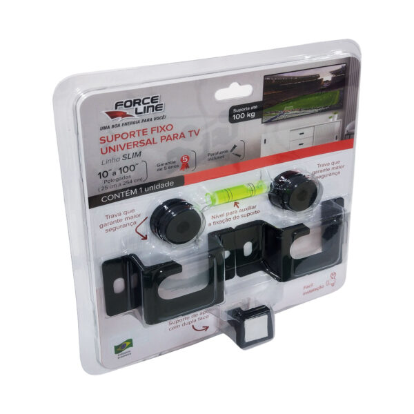 0110200029 - Suporte Fixo SLIM para TV-10" até 100"