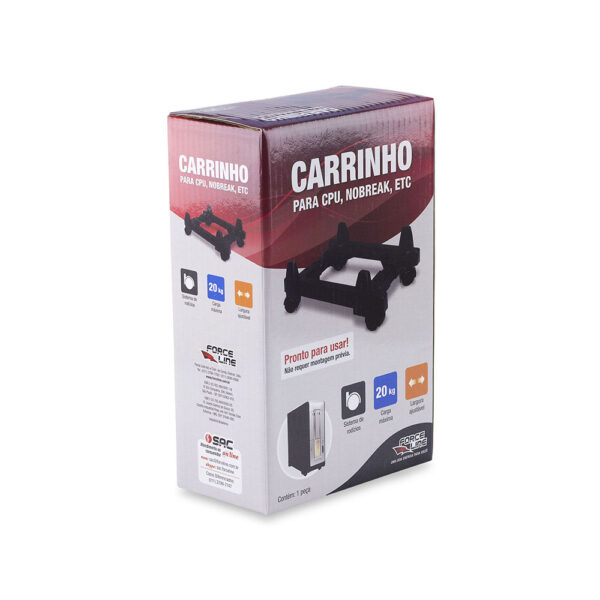 4624 - Carrinho Plástico com Rodízio - Image 2
