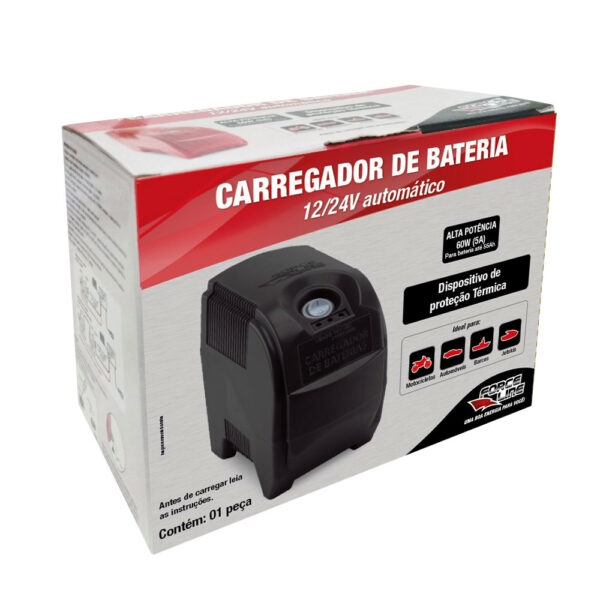 0180500008 - Carregador de Bateria Bivolt 10A Saída Automática 12/24VDC - Image 2