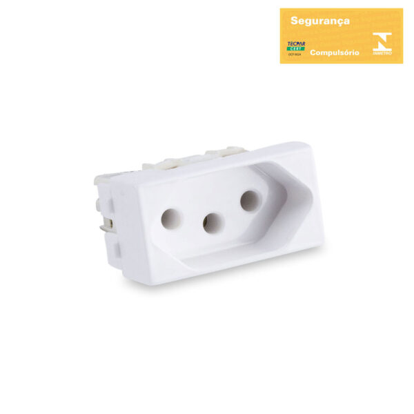 0600100009 - Módulo Tomada Simples 2P+T 20A 250V