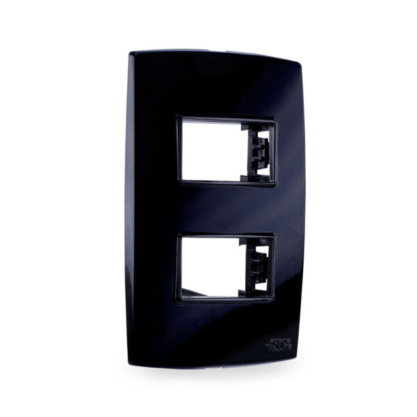 0600100129 - Placa com Suporte 4X2-2 Posições Distanciadas