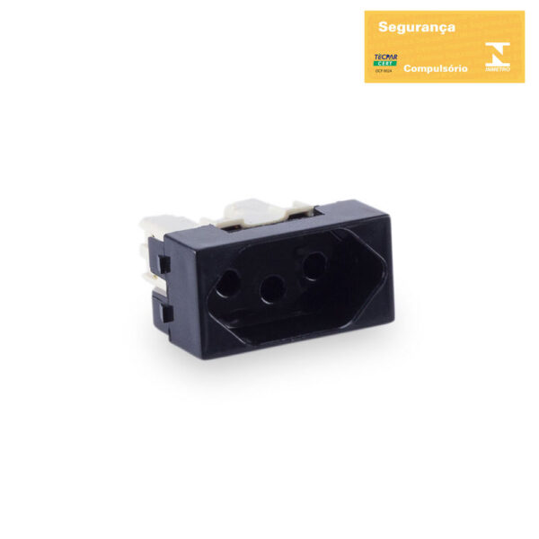 0600100141 - Módulo Tomada Simples 2P+T 20A 250V