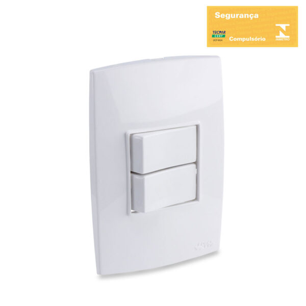 0600200007 - Conjunto 2 Interruptores Simples 10A 250V