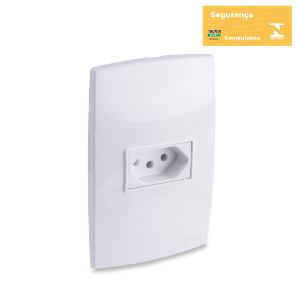 0600200012 - Conjunto Tomada Simples 2P+T 20A 250V