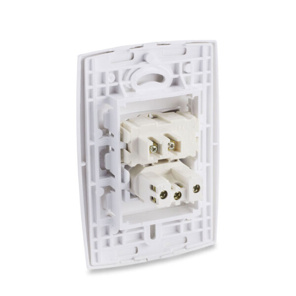 0600200015 - Conjunto Interruptor Simples+Tomada 2P+T 10A 250V - Image 2