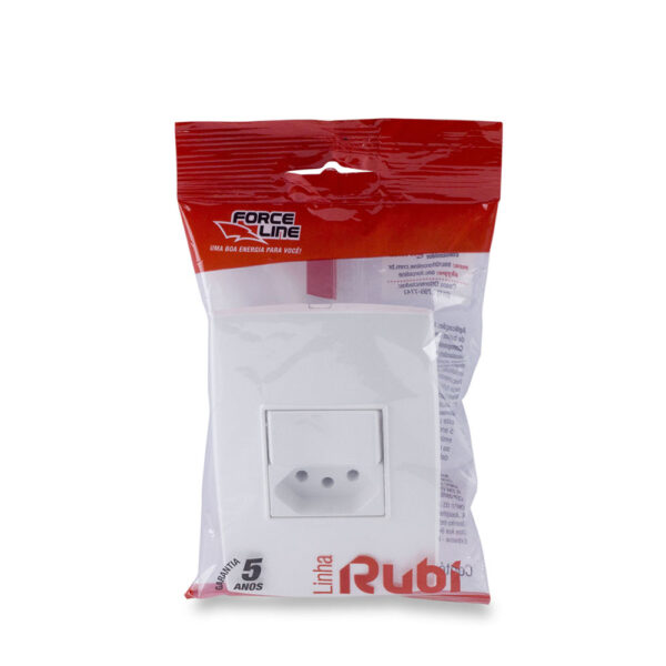 0600200015 - Conjunto Interruptor Simples+Tomada 2P+T 10A 250V - Image 3