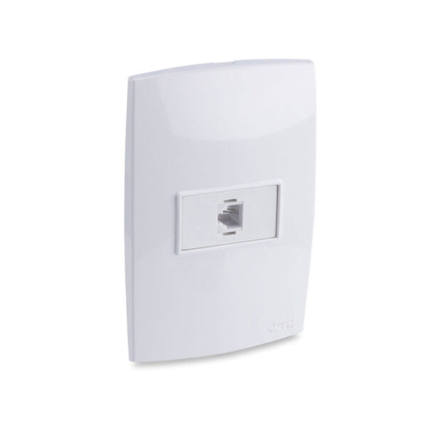 0600200021 - Conjunto Tomada Telefone RJ-11 - 2 Fios