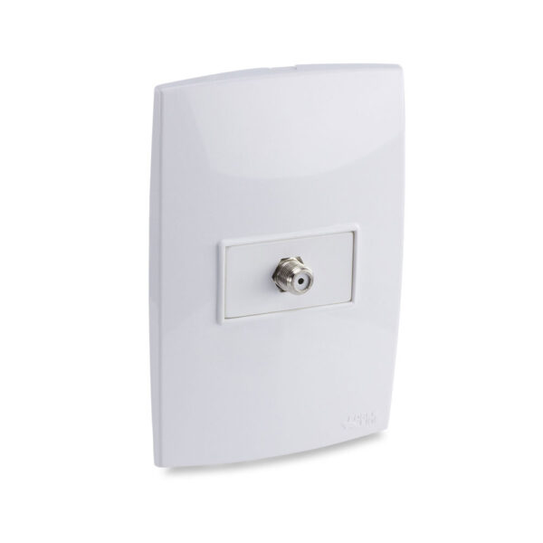 0600200023 - Conjunto Tomada TV Cabo Coaxial