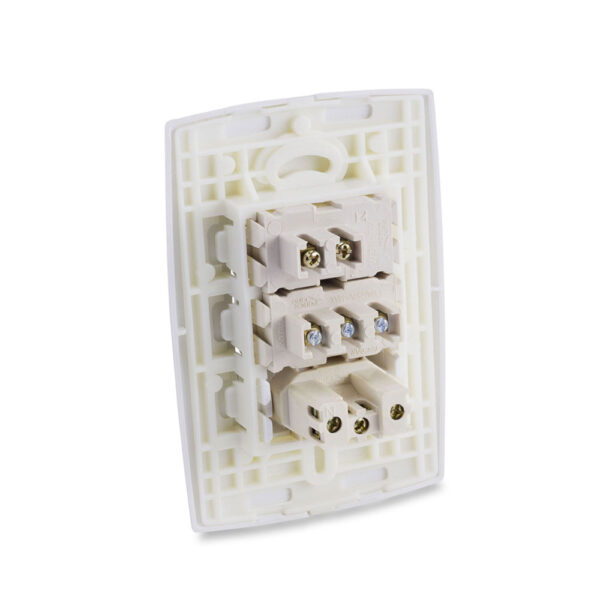 0600200025 - Conjunto Interruptor Simples+Paralelo+Tomada 2P+T 10A 250V - Image 2