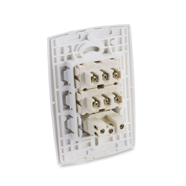 0600200026 - Conjunto Interruptor Duplo Paralelo+Tomada 2P+T 10A 250V - Image 2