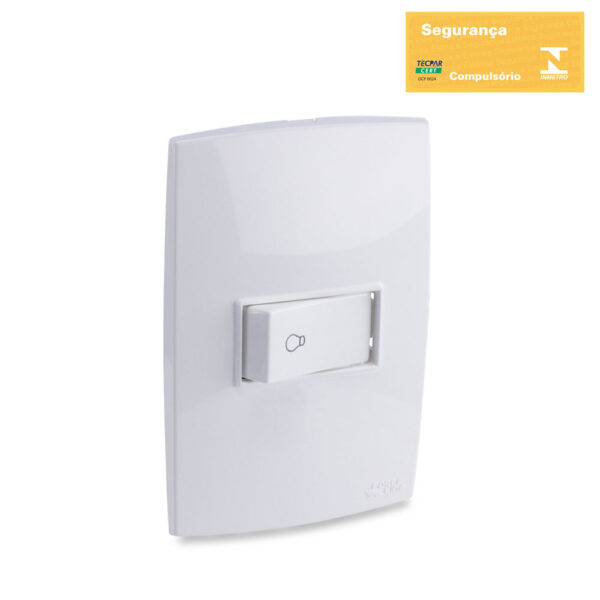 0600200027 - Conjunto Interruptor Pulsador Minutera 10A 250V