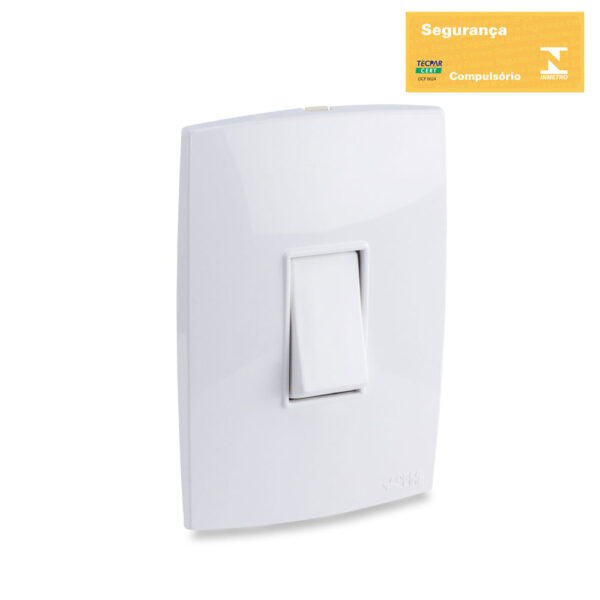 0600200037 - Conjunto Interruptor Simples Vertical 10A 250V
