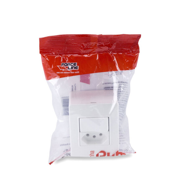 0600200043 - Conjunto Interruptor Simples+Tomada 10A 250V Sobrepor - Image 3