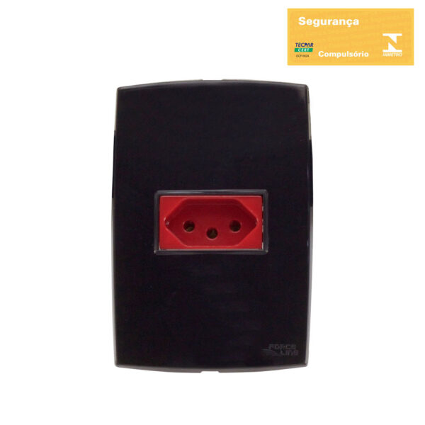 0600200102 - Conjunto Tomada Vermelha 2P+T 20A 250V