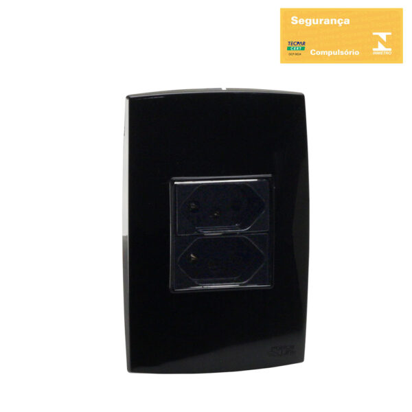 0600200086-Conjunto Tomada Dupla 2P+T 20A PT 250V