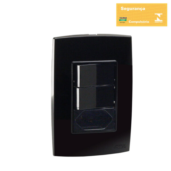 0600200092 - Conjunto Interruptores Duplo 10A 250V Tomada 2P+T 20A PT 250V