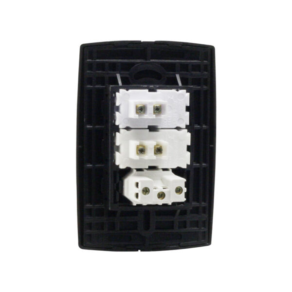0600200092 - Conjunto Interruptores Duplo 10A 250V Tomada 2P+T 20A PT 250V - Image 2