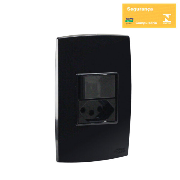 0600200087 - Conjunto Interruptor Simples+Tomada 2P+T 10A 250V