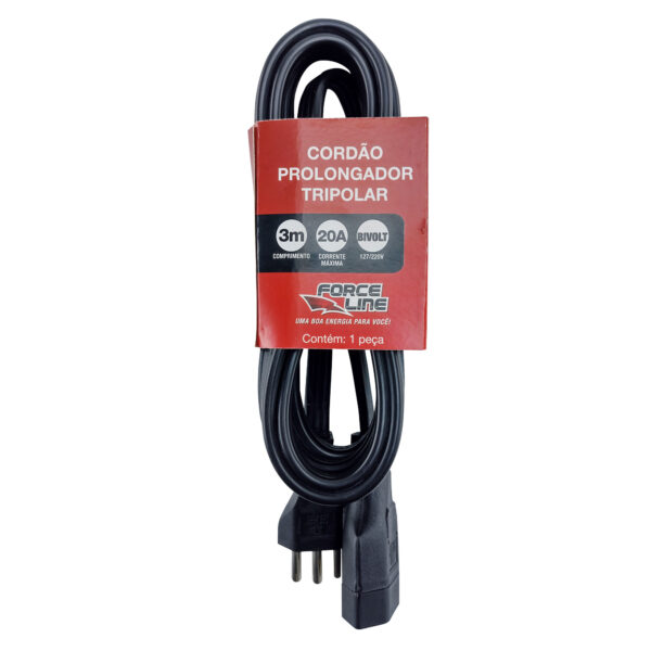 0180200362 - Cordão Prolongador - 20A - 3m