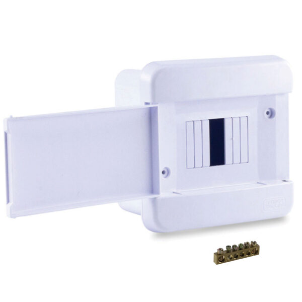 0600300137 - Quadro de Distribuição c/ Barramento Neutro / Terra - Embutir - 4 - DIN - Image 3