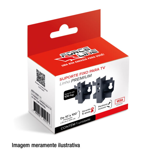 0110200015 - Suporte Fixo PREMIUM para TV-14" até 100"