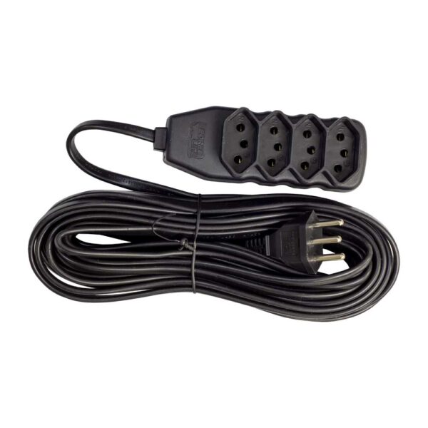 0180200423 - Extensão  Tripolar Slim - 10A