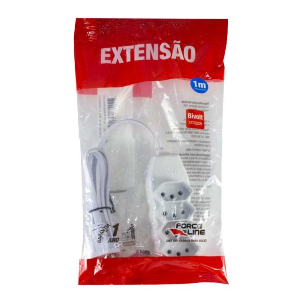 0180200424 - Extensão  Tripolar Slim - 10A - Image 3
