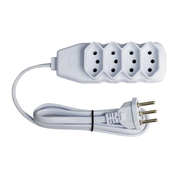 0180200424 - Extensão  Tripolar Slim - 10A