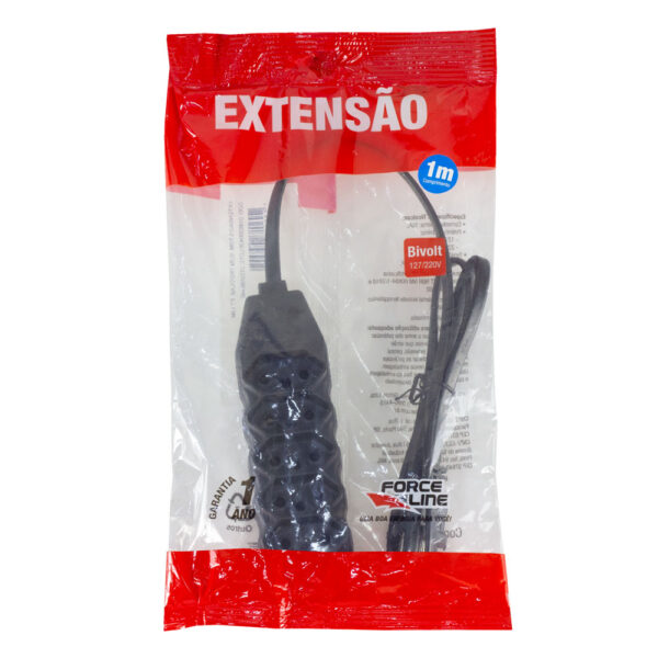 0180200428 - Extensão  Tripolar Slim - 10A - Image 3