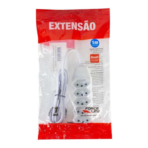 0180200429 - Extensão  Tripolar Slim - 10A - Image 3