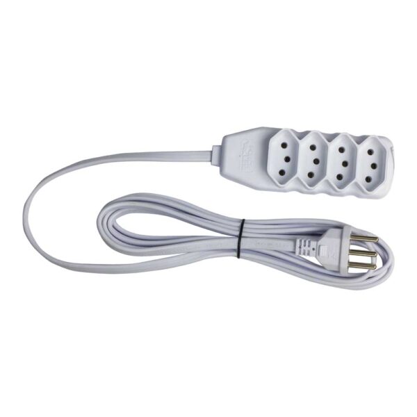 0180200425 - Extensão  Tripolar Slim - 10A
