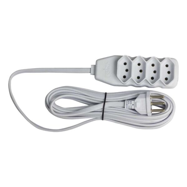 0180200426 - Extensão  Tripolar Slim - 10A